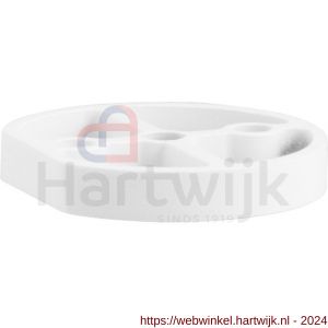 GPF Bouwbeslag ZwartWit 8731.62 verhogingsschijf voor GPF8730.62 rond 10x64 mm wit - H21006877 - afbeelding 1