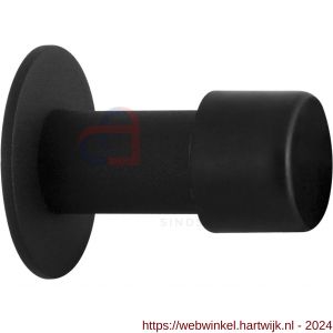 GPF Bouwbeslag ZwartWit 8733.61 deurstopper rond 60x22/50 mm zwart - H21008214 - afbeelding 1
