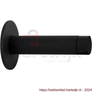 GPF Bouwbeslag ZwartWit 8736.61 deurstopper rond 85x19/50 mm zwart - H21008217 - afbeelding 1