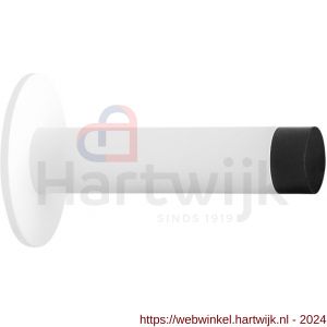 GPF Bouwbeslag ZwartWit 8736.62 deurstopper rond 85x19/50 mm wit - H21008851 - afbeelding 1