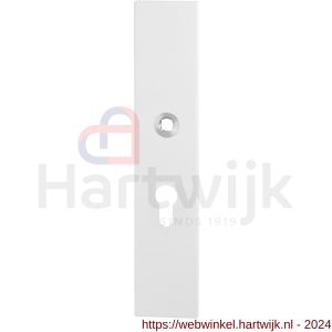 GPF Bouwbeslag ZwartWit 8872.62/55 veiligheids binnenschild SKG*** 248x52x8 mm rechthoekig PC 55 mm wit - H21008635 - afbeelding 1