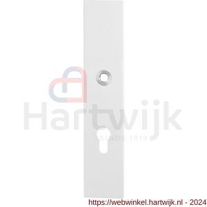 GPF Bouwbeslag ZwartWit 8872.62/72 veiligheids binnenschild SKG*** 248x52x8 mm rechthoekig PC 72 mm wit - H21008636 - afbeelding 1
