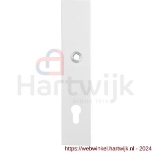 GPF Bouwbeslag ZwartWit 8872.62/92 veiligheids binnenschild SKG*** 248x52x8 mm rechthoekig PC 92 mm wit - H21008637 - afbeelding 1