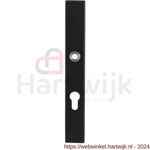 GPF Bouwbeslag ZwartWit 8876.61/72 veiligheids binnenschild smal SKG*** 257x35x8 mm rechthoekig PC 72 mm zwart - H21006514 - afbeelding 1