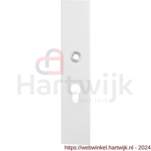 GPF Bouwbeslag ZwartWit 8876.62/55 veiligheids binnenschild smal SKG*** 257x35x8 mm rechthoekig PC 55 mm wit - H21008649 - afbeelding 1