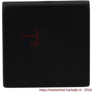 GPF Bouwbeslag ZwartWit 8900.02 blinde vierkante rozet 50x50x8 mm zwart - H21003510 - afbeelding 1