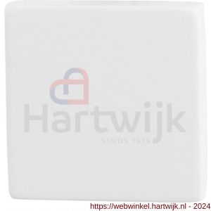 GPF Bouwbeslag ZwartWit 8900.42 blinde vierkante rozet 50x50x8 mm wit - H21003512 - afbeelding 1