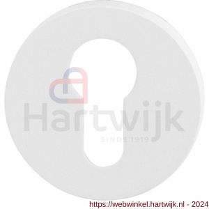 GPF Bouwbeslag ZwartWit 8902.40 cilinderrozet rond 50x8 mm wit - H21003606 - afbeelding 1
