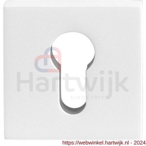 GPF Bouwbeslag ZwartWit 9386.62 Outside veiligheids buitenrozet vierkant 54 mm SKG*** wit - H21012905 - afbeelding 1