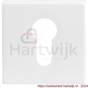 GPF Bouwbeslag ZwartWit 9387.62 Inside veiligheids binnenrozet vierkant 54 mm SKG*** wit - H21012907 - afbeelding 1
