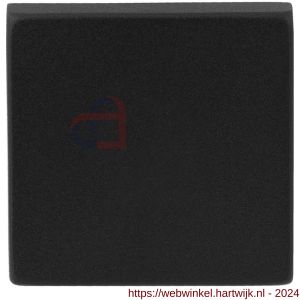 GPF Bouwbeslag ZwartWit 9388.61 Outside veiligheids buitenrozet vierkant 54 mm SKG*** zwart - H21012903 - afbeelding 1