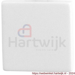 GPF Bouwbeslag ZwartWit 9388.62 Outside veiligheids buitenrozet vierkant 54 mm SKG*** wit - H21012908 - afbeelding 1