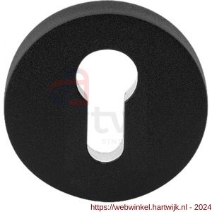 GPF Bouwbeslag ZwartWit 9391.61 Outside veiligheids buitenrozet rond 54 mm SKG*** zwart - H21012951 - afbeelding 1