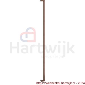 GPF Bouwbeslag Anastasius 9702.A2 deurgreep GPF14 verkropt 30x30x2000/1970 mm Bronze blend met enkel- en dubbelzijdige bevestiging - H21011588 - afbeelding 1