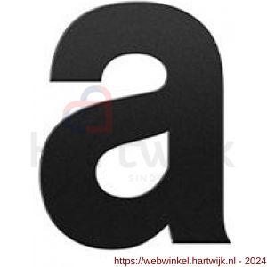 GPF Bouwbeslag ZwartWit 9800.61.0116-a letter a 116 mm zwart - H21010769 - afbeelding 1