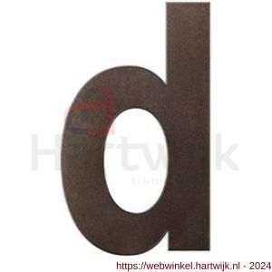 GPF Bouwbeslag Anastasius 9800.A1.0156-d letter d 156 mm Dark blend - H21010870 - afbeelding 1
