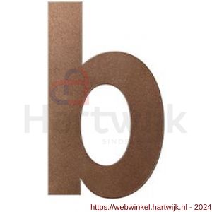 GPF Bouwbeslag Anastasius 9800.A2.0156-b letter b 156 mm Bronze blend - H21010913 - afbeelding 1