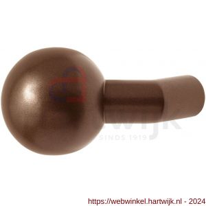 GPF Bouwbeslag Anastasius 9953.A2 S1 verkropte kogelknop 55 mm draaibaar met krukstift Bronze blend - H21012413 - afbeelding 1