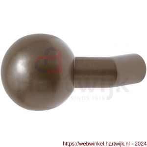 GPF Bouwbeslag Anastasius 9953.A3 S1 verkropte kogelknop 55 mm draaibaar met krukstift Mocca blend - H21012414 - afbeelding 1