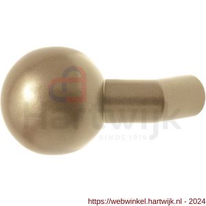 GPF Bouwbeslag Anastasius 9953.A4 S1 verkropte kogelknop 55 mm draaibaar met krukstift Champagne blend - H21012415 - afbeelding 1