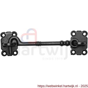Kirkpatrick KP1011 kajuithaak smeedijzer zwart zonder decorringen 406 mm - H21000003 - afbeelding 1