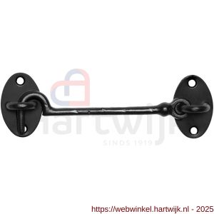 Kirkpatrick KP1637 kajuithaak smeedijzer zwart 254 mm - H21000015 - afbeelding 1