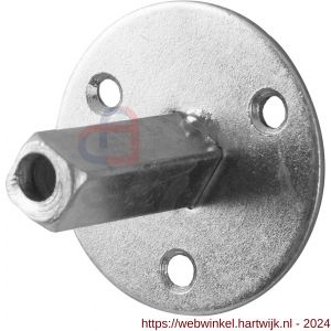 GPF Bouwbeslag AG0015 knopvastzetter excentrisch ronde plaat - H21006211 - afbeelding 1