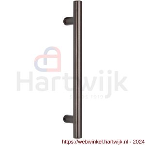 GPF Bouwbeslag Anastasius 9510.A1 deurgreep GPF16 20x450/350 mm Dark blend met bevestiging - H21017271 - afbeelding 1