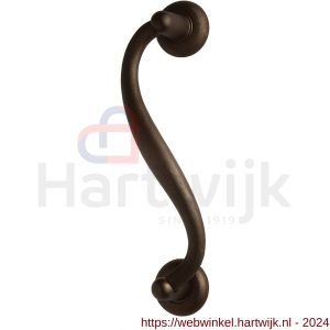 Mandelli1953 160/L deurgreep linkswijzend 249 mm hart op hart 204 mm antiek brons - H21013409 - afbeelding 1