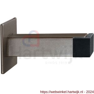 GPF Bouwbeslag Anastasius 0739.A3 deurstopper vierkant 85x20/50 mm Mocca blend - H21010699 - afbeelding 1
