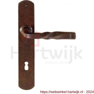 Utensil Legno FM026 BB110 deurkruk op schild 245x40 mm BB110 roest - H21006968 - afbeelding 1