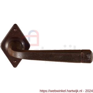 Utensil Legno FM044 RSB deurkruk op rozet 70x45 mm roest - H21006776 - afbeelding 1