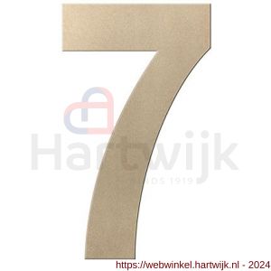 GPF Bouwbeslag Anastasius 9800.A4.0150-7 huisnummer 7 150 mm Champagne blend - H21010998 - afbeelding 1