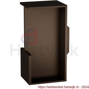 GPF Bouwbeslag Anastasius 0708.A1A schuifdeurkom inbouw rechthoekig 100x50x40 mm Dark blend - H21016740 - afbeelding 1