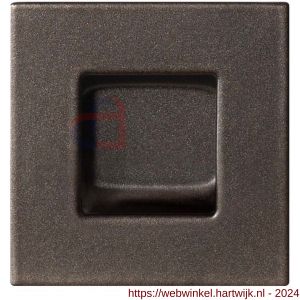 GPF Bouwbeslag Anastasius 0714.A1E schuifdeurkom vierkant 70x70 mm Dark blend - H21012718 - afbeelding 1