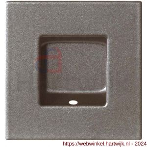 GPF Bouwbeslag Anastasius 0714.A3A schuifdeurkom vierkant 30x30 mm Mocca blend - H21013091 - afbeelding 1