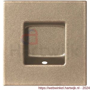 GPF Bouwbeslag Anastasius 0714.A4A schuifdeurkom vierkant 30x30 mm Champagne blend - H21012726 - afbeelding 1