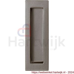 GPF Bouwbeslag Anastasius 0715.A3B schuifdeurkom rechthoekig 120x50 mm Mocca blend - H21012740 - afbeelding 1