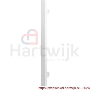 GPF Bouwbeslag ZwartWit 8600.62 deurgreep GPF10 vierkant 22x300/200 mm hoogte 55 mm wit met enkel- en dubbelzijdige bevestiging - H21008499 - afbeelding 1