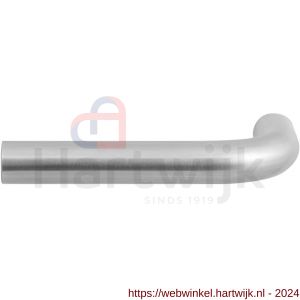 GPF Bouwbeslag RVS 1000L/R Aka L-model deurkruk gatdeel 19 mm links-rechtswijzend RVS geborsteld - H21002593 - afbeelding 1