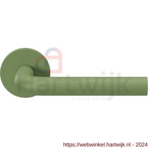 GPF Bouwbeslag Urban Jungle 100VRU3R L-model 19 mm deurkruk gatdeel op rozet 53x6,5 mm rechtswijzend Leaf - H21008776 - afbeelding 1