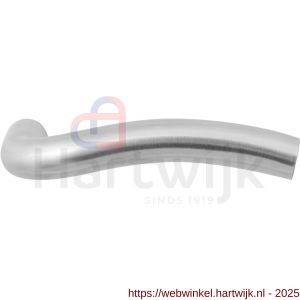 GPF Bouwbeslag RVS GPF1010 Kui W-model 19 mm deurkruk RVS geborsteld - H21002600 - afbeelding 1