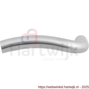GPF Bouwbeslag RVS GPF1010L Kui W-model deurkruk gatdeel 19 mm linkswijzend RVS geborsteld - H21002599 - afbeelding 1
