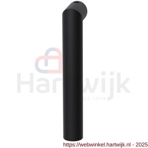 GPF Bouwbeslag ZwartWit GPF1015KL/R Toi raamkruk L-haaks model 19 mm deurkruk gatdeel korte nek links-rechtswijzend zwart - H21010531 - afbeelding 1