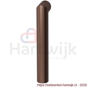 GPF Bouwbeslag Anastasius GPF1015KL/R Toi raamkruk L-haaks model 19 mm korte nek links-rechtswijzend Bronze blend - H21012228 - afbeelding 1