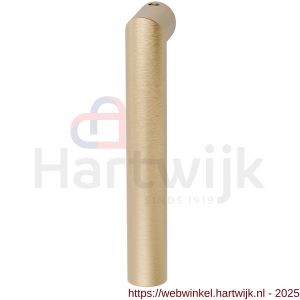 GPF Bouwbeslag PVD GPF1015P4L/R Toi raamkruk L-haaks model 19 mm korte nek links-rechtswijzend PVD mat messing - H21011034 - afbeelding 1