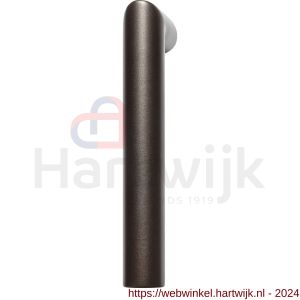 GPF Bouwbeslag Anastasius 1015KL/R Toi raamkruk L-haaks model 19 mm links-rechtswijzend korte nek Dark blend - H21012230 - afbeelding 1