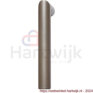 GPF Bouwbeslag Anastasius 1015KL/R Toi raamkruk L-haaks model 19 mm links-rechtswijzend korte nek Mocca blend - H21012231 - afbeelding 1