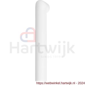 GPF Bouwbeslag ZwartWit 1015KL/R Toi raamkruk L-haaks model 19 mm deurkruk gatdeel links-rechtswijzend korte nek wit - H21010530 - afbeelding 1