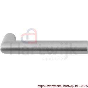 GPF Bouwbeslag RVS GPF1020R Mai L-model ovaal deurkruk gatdeel rechtswijzend RVS geborsteld - H21002605 - afbeelding 1